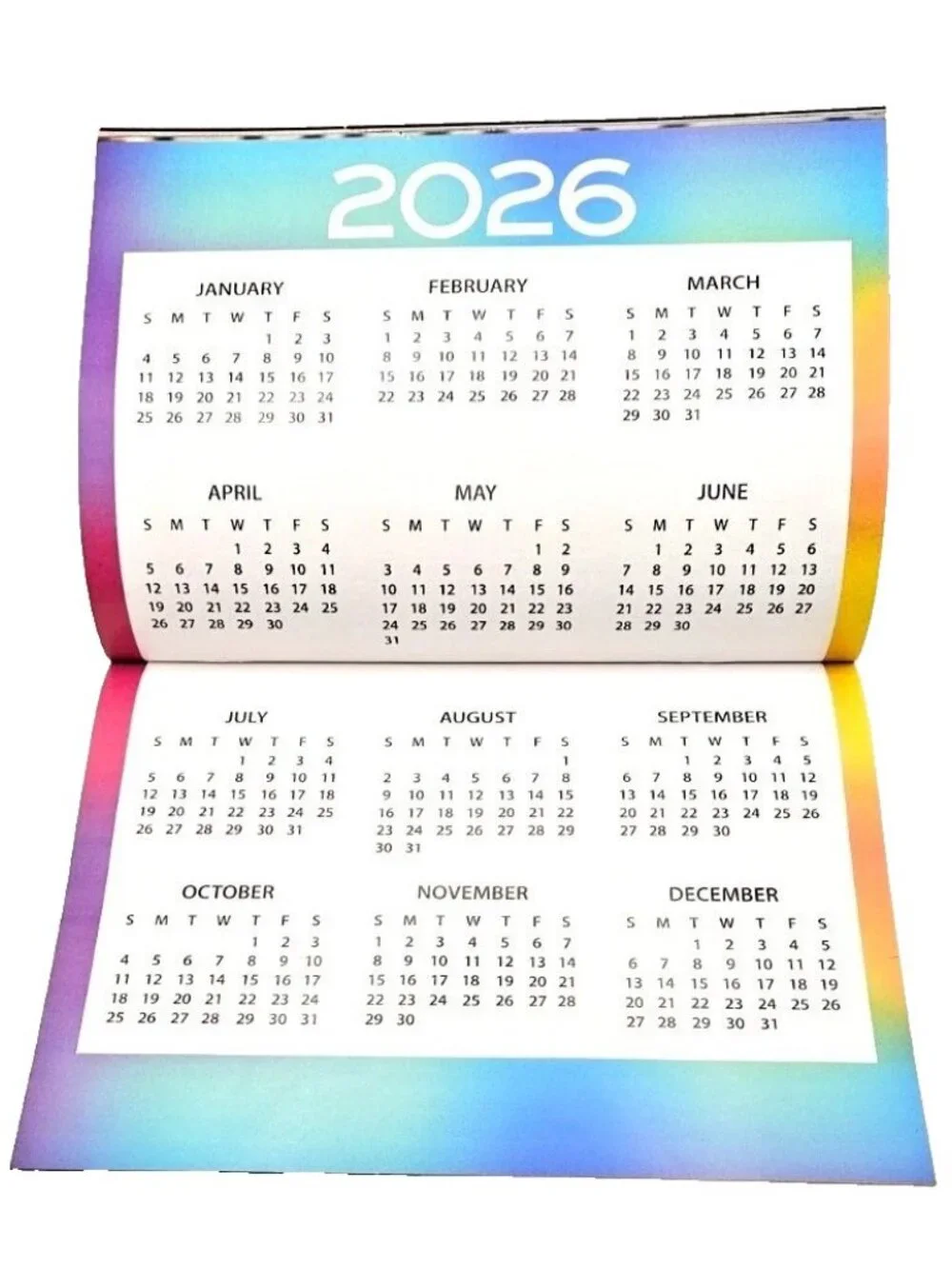 The Beatles 2026 Calendar Over 50 Photos TV Guide Magazine FAB FOUR NEW 13 Month